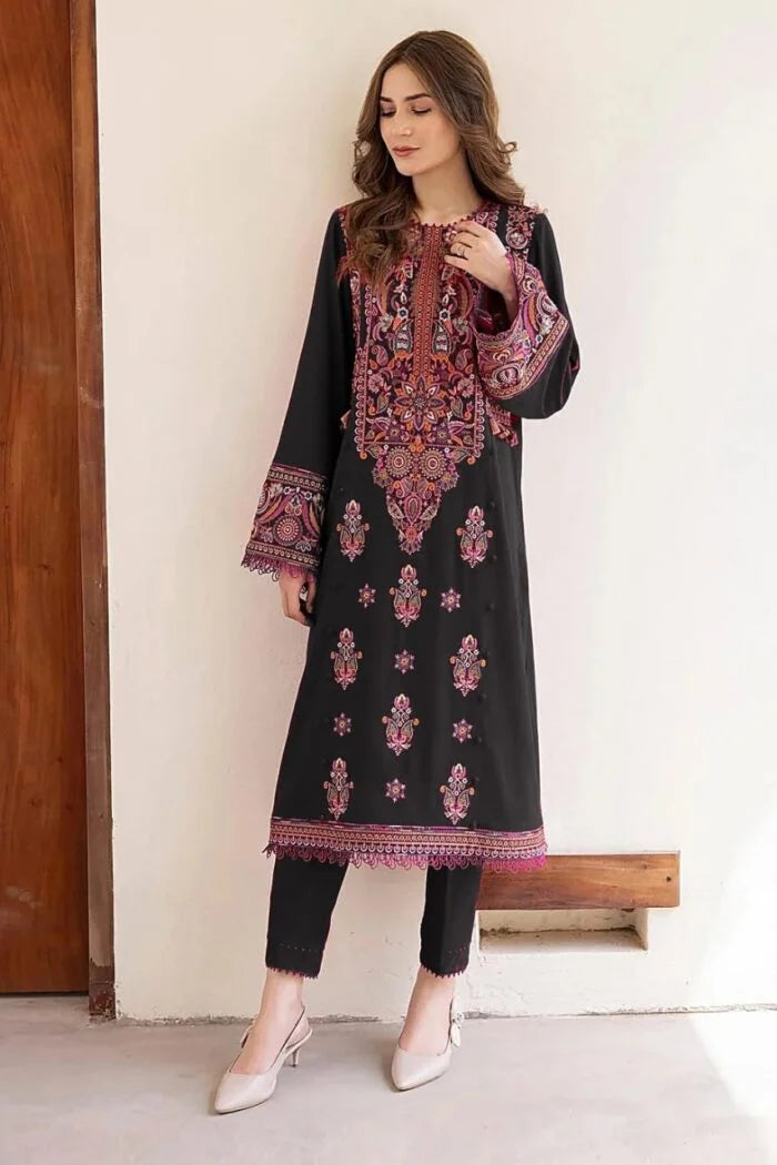 2pc Embroidery lawn SE 610