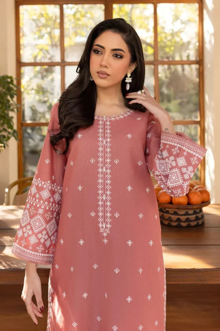 2pc Embroidery lawn SE 603