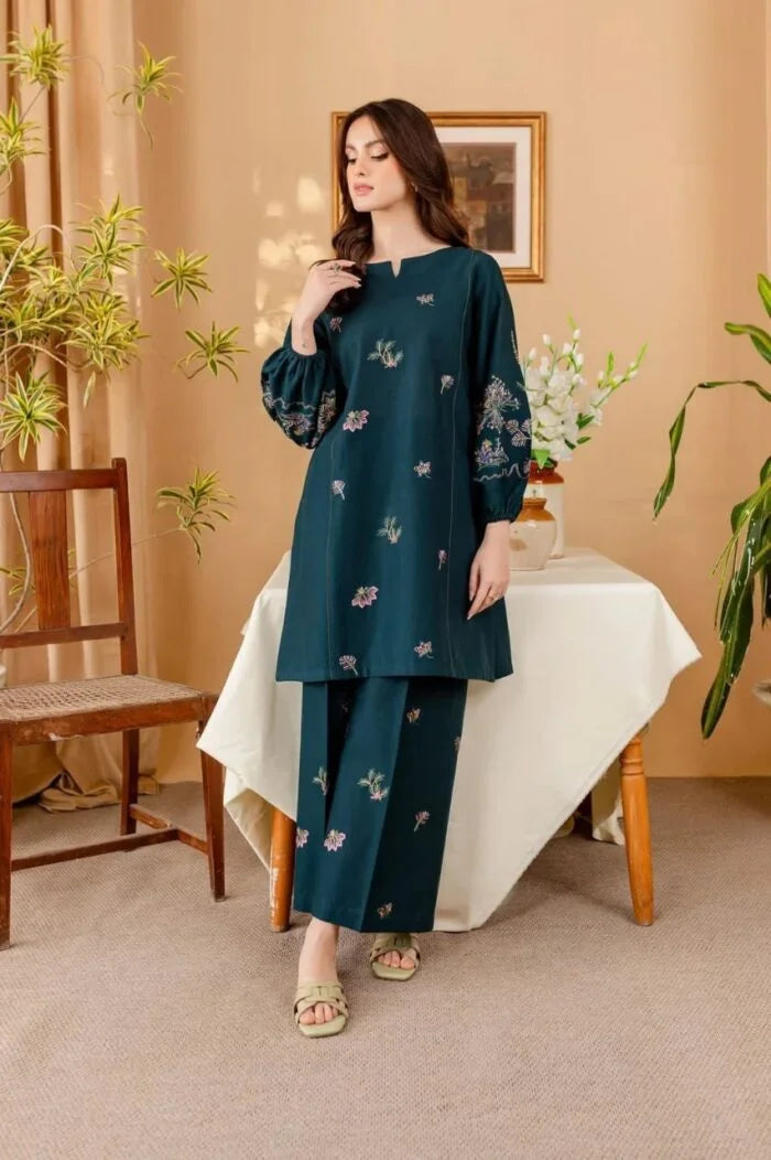 2pc Embroidery lawn SE 604