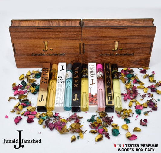 J. 5 IN 1 WODEN GIFT BOX PERFUME
