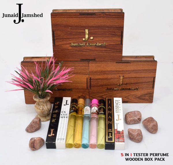 J. 5 IN 1 WODEN GIFT BOX PERFUME