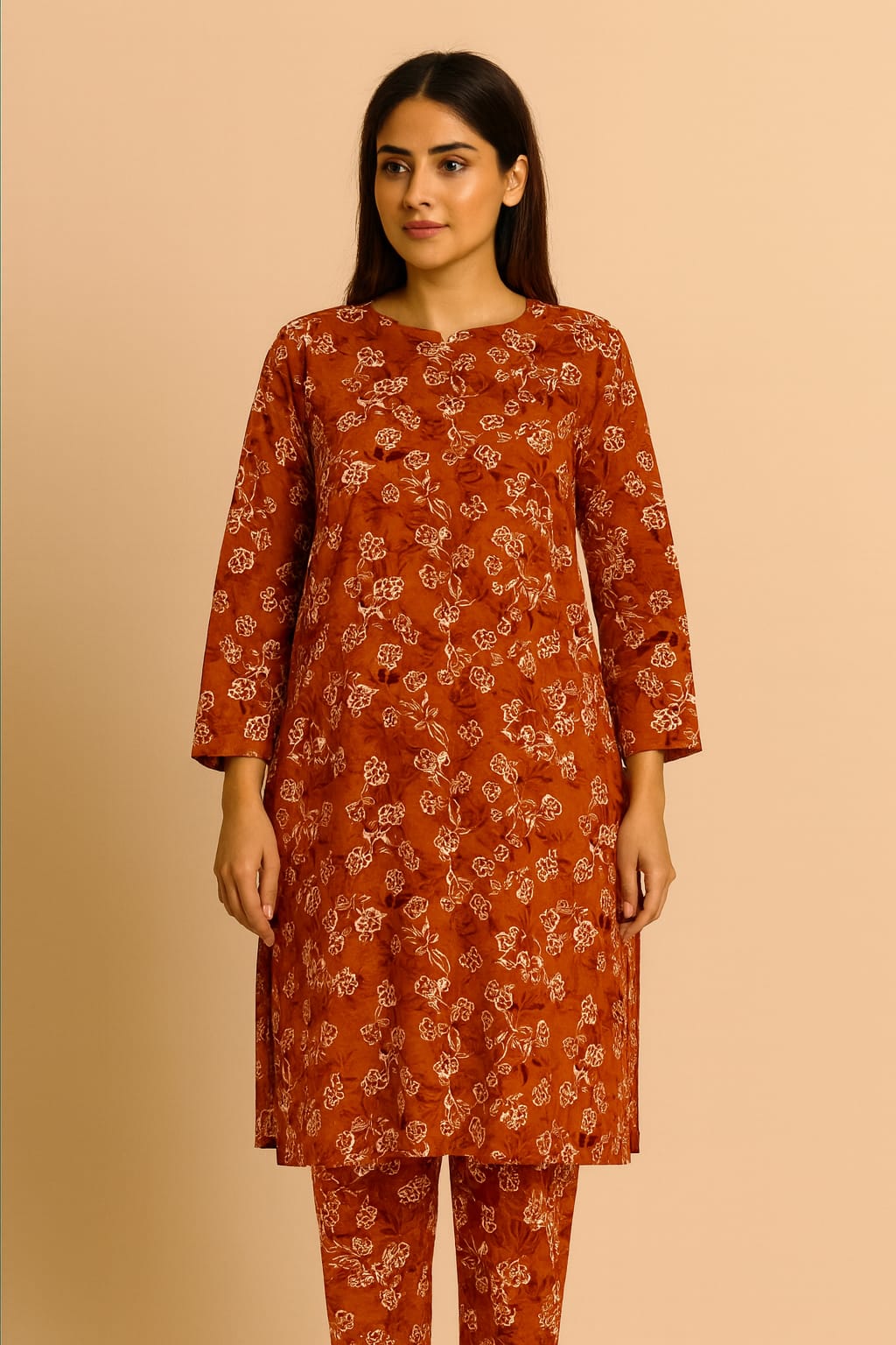 2 Pcs Unstitched Digital Print Suit J-043