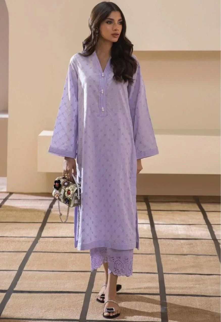 2pc Embroidery lawn  SE 612