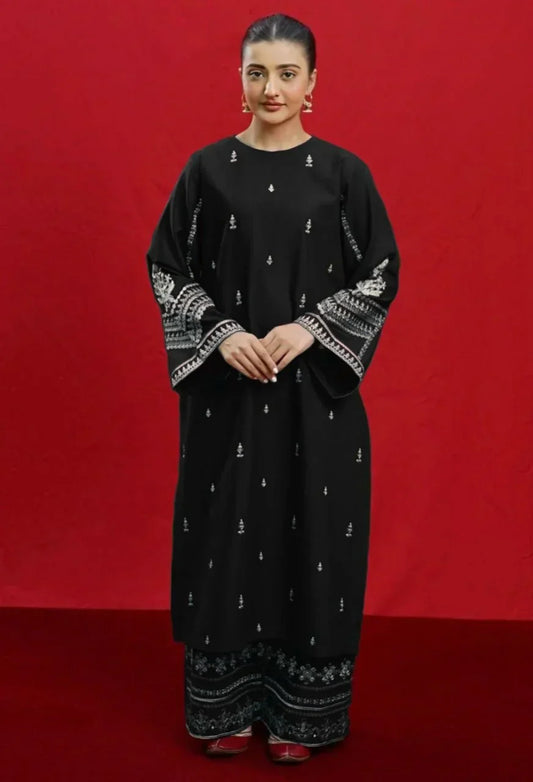 2pc Embroidery lawn  SE 617