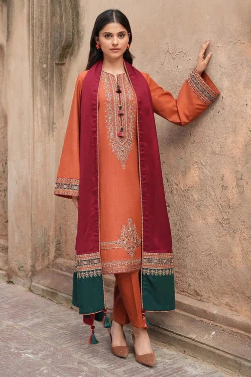 Eid special 3pc emb lawn ES 507