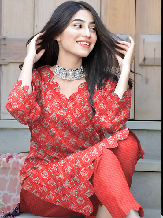 2 Pcs Unstitched Digital Print Suit J-002