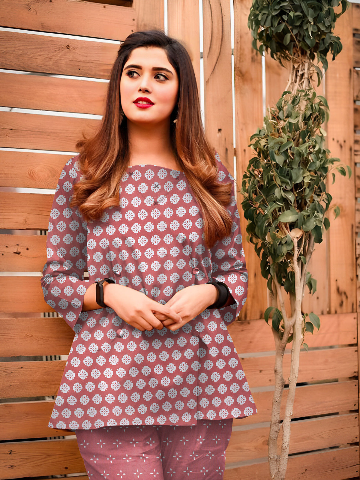 2 Pcs Unstitched Digital Print Suit J-036