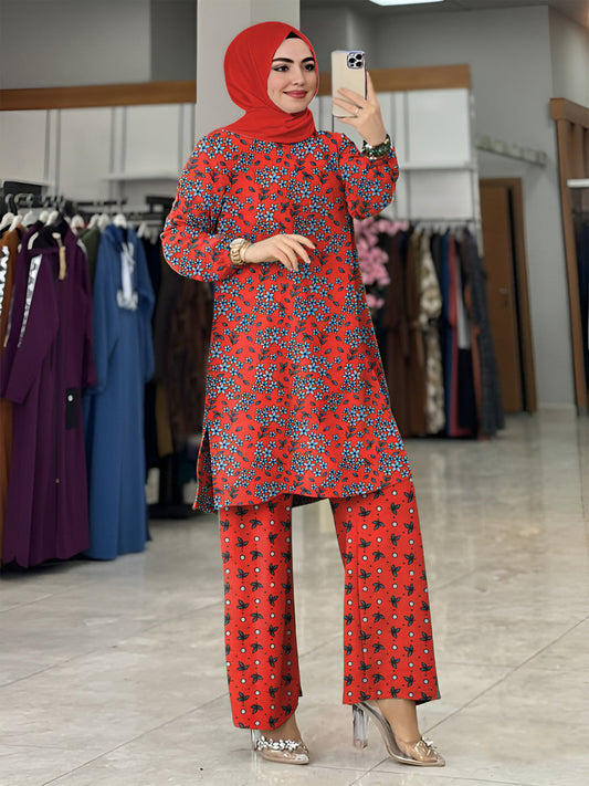 2 Pcs Unstitched Digital Print Suit J-018