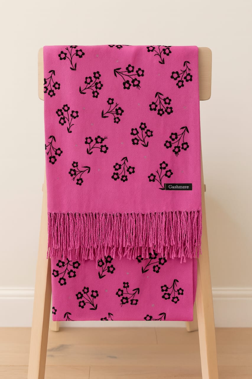 Women Warm Winter ( Print Pashmina Wool ) Vol-1 (012)