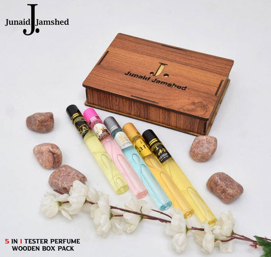 J. 5 IN 1 WODEN GIFT BOX PERFUME